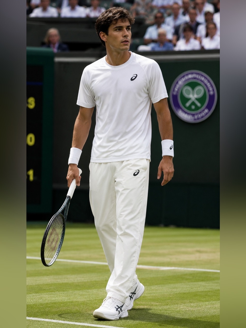 Asics Men's White Tennis Pants